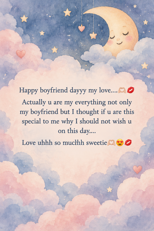 Happy boyfriend dayyy my love....🫶🏻💋
Actually u are my everything not only my boyfriend but I thought if u are this special to me why I should not wish u on this day....
Love uhhh so muchhh sweetie🫶🏻😍💋