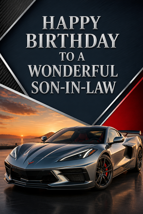 HAPPY BIRTHDAY TO A WONDERFUL SON-IN-LAW