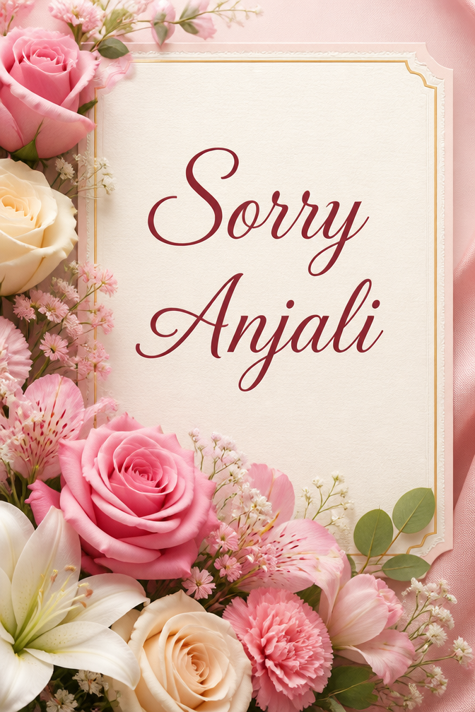 Sorry Anjali