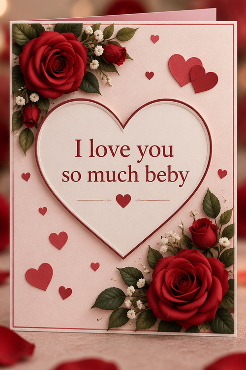 I love you so much beby