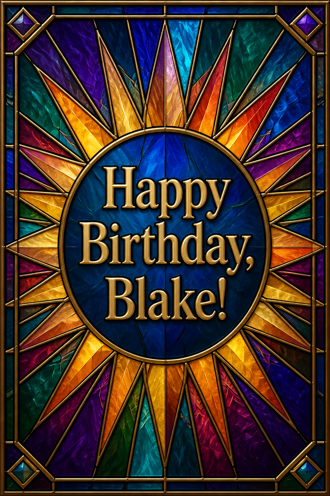 Happy Birthday, Blake!