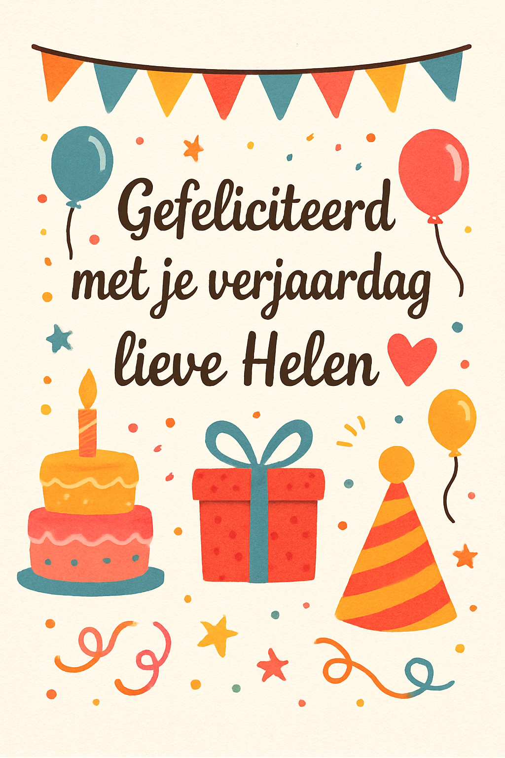 Gefeliciteerd met je verjaardag lieve Helen 💝