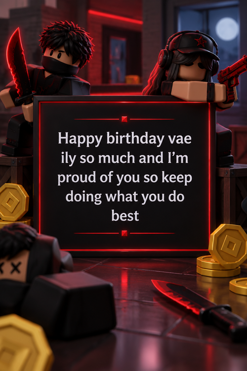 Happy birthday vae ily so much and I’m proud of you so keep doing what you do best