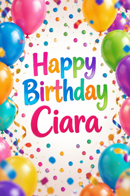 Happy Birthday Ciara