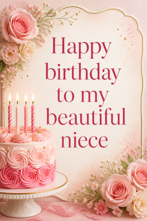 Happy birthday to my beautiful niece