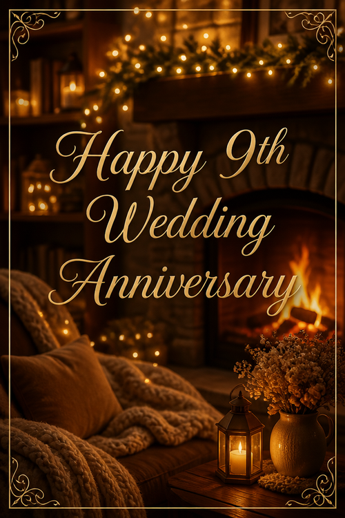 Happy 9th Wedding Anniversary