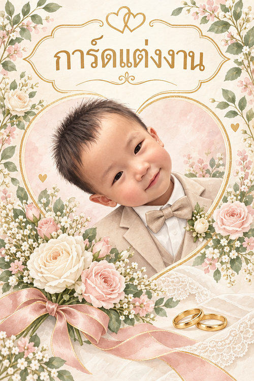 การ์ดแต่งงาน