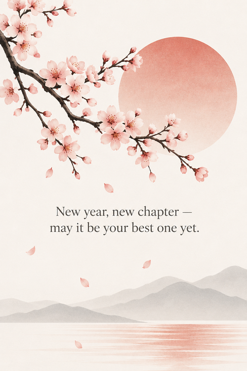 New year, new chapter — may it be your best one yet.