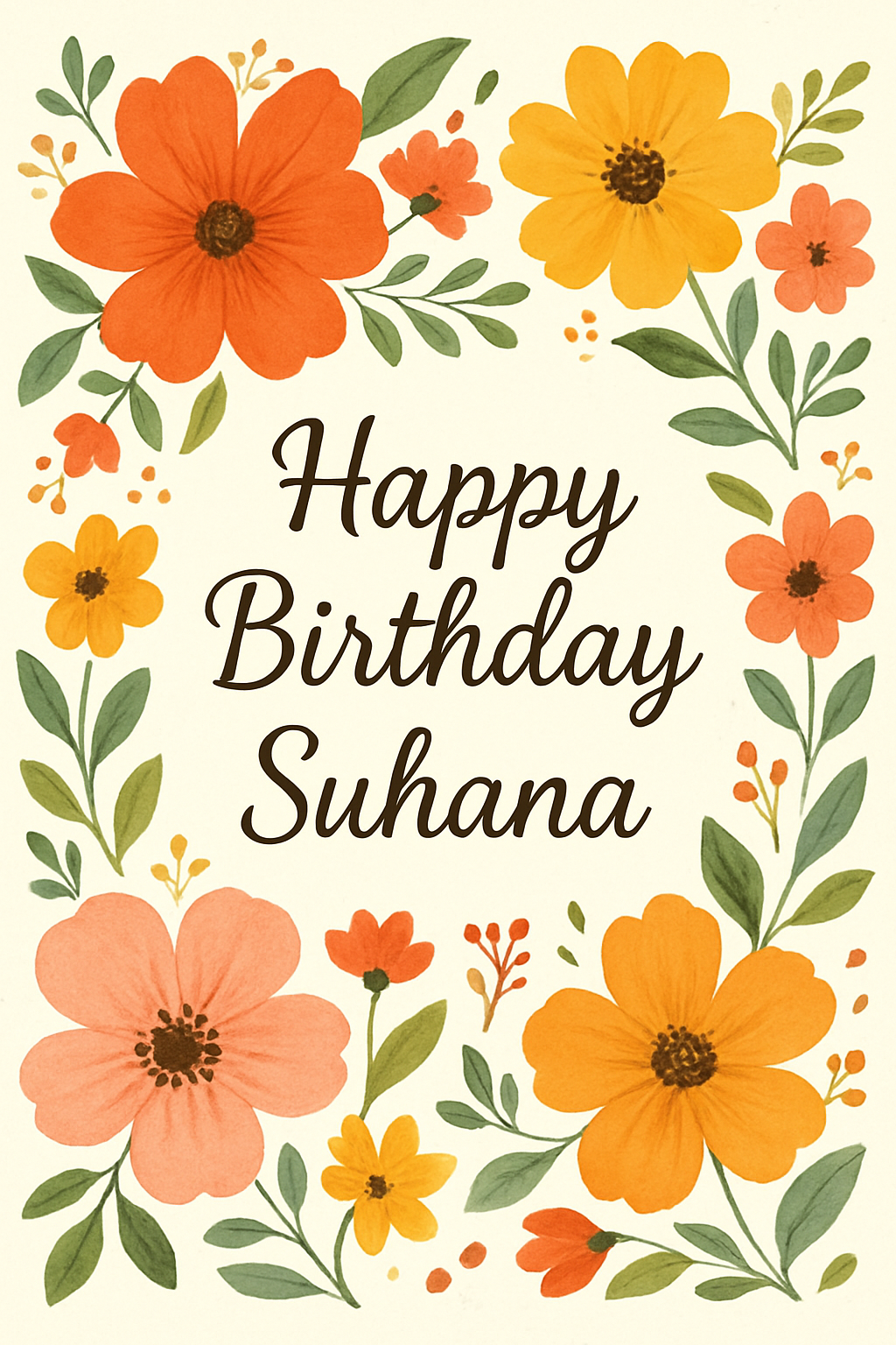 Happy birthday suhana
