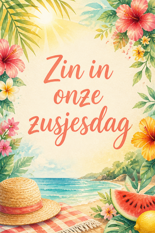 Zin in onze zusjesdag