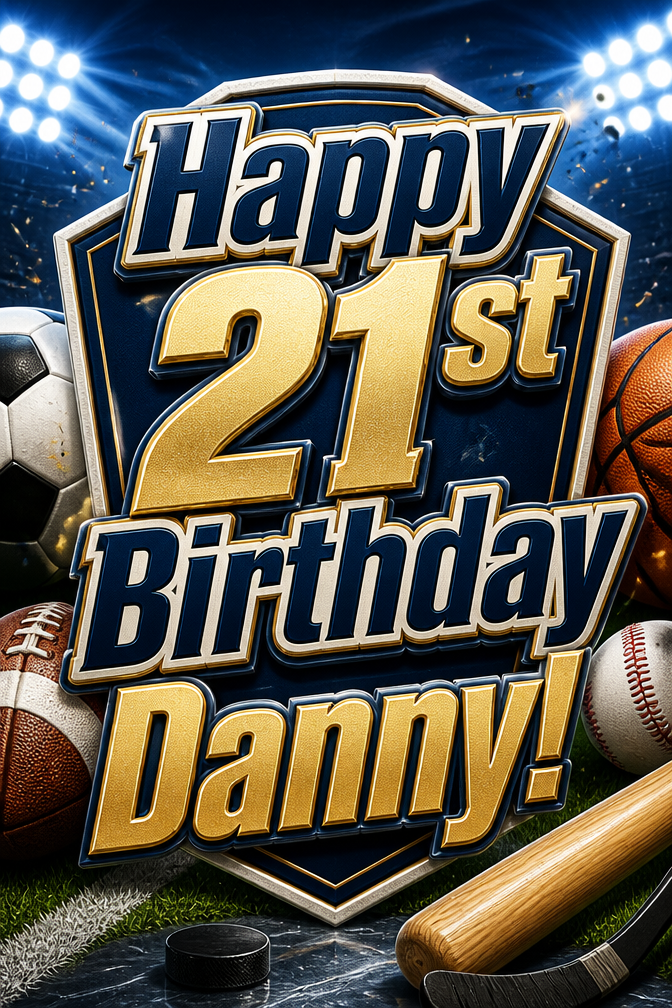 Happy 21st Birthday Danny!